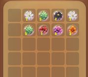 Dice Puzzle Flowers